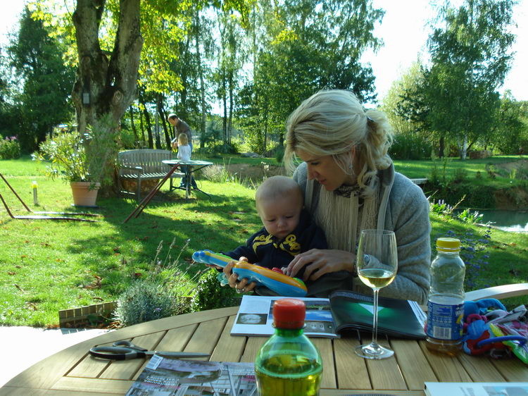 Marie mit ihrem Sohn