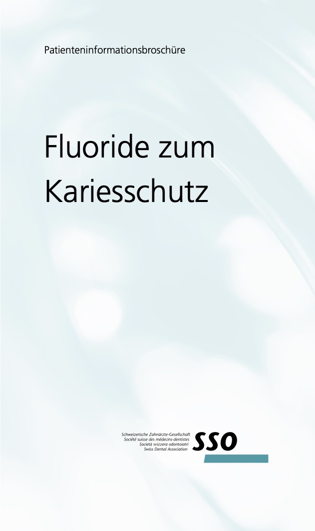 Grafik zum Merkblatt über Fluoride und Kariesschutz