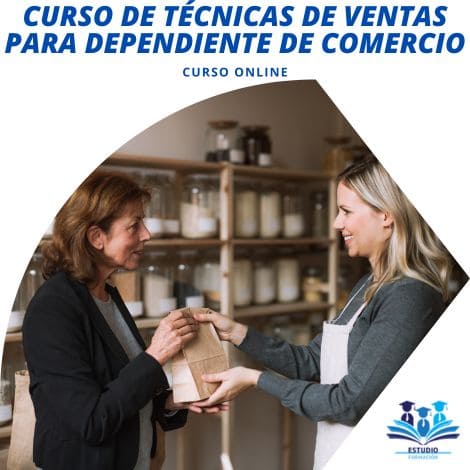 ▷ TÉCNICAS DE VENTAS PARA DEPENDIENTE DE COMERCIO