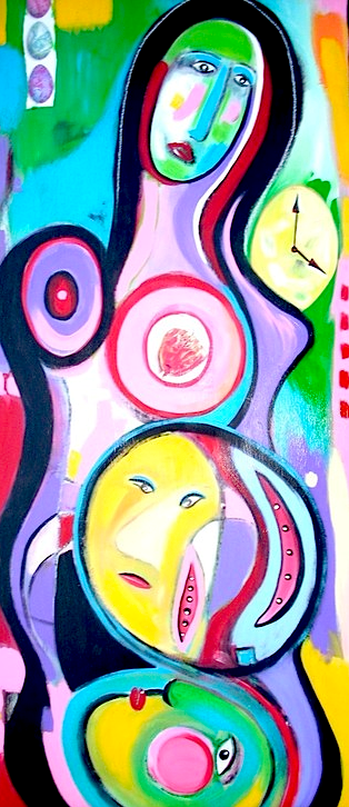 Spontaneous Painting by Shelley Klammer