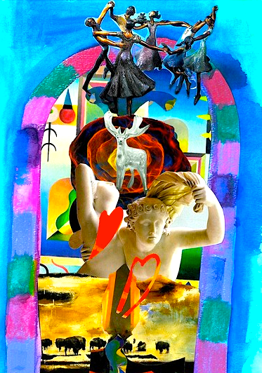 Mixed Media Collage by Shelley Klammer