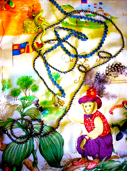 Fabric Assemblage by Shelley Klammer