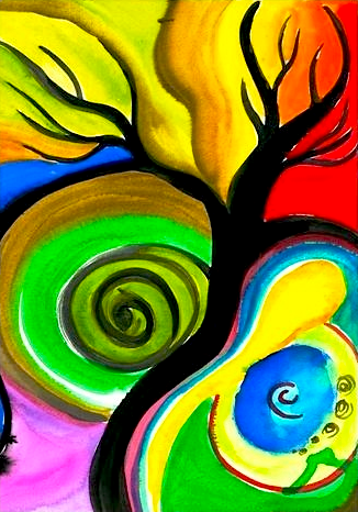 Painting by Shelley Klammer