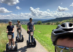 Segways in der Natur bei Weil am Rhein/Ötlingen