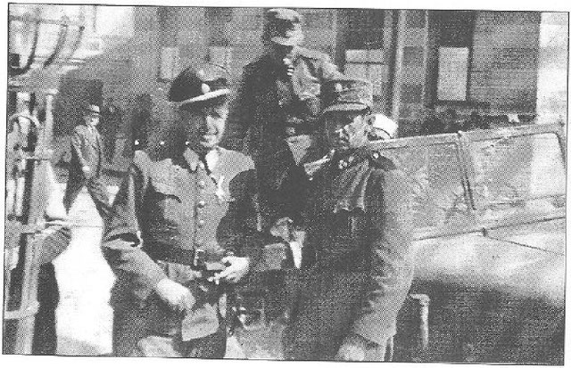Muhamedaga Hadžiefendić pred primanje SS divizije u Brčkom maj 1943 