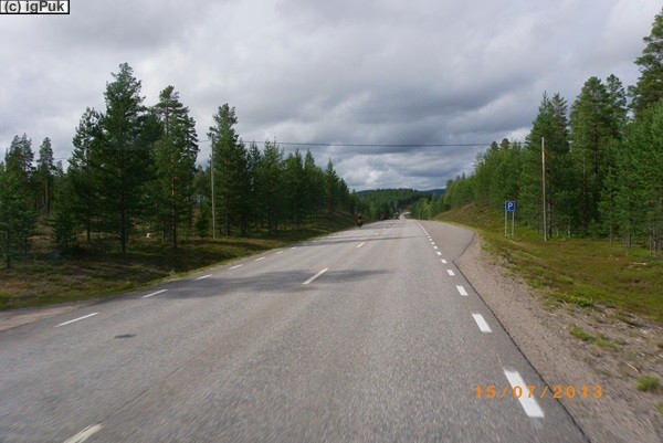 Inlandsvägen bei Moskosel