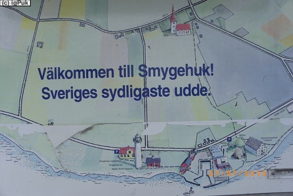 Smygehuk südlichster Punkt Schwedens