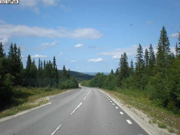 Nebenstraße bei Sveg