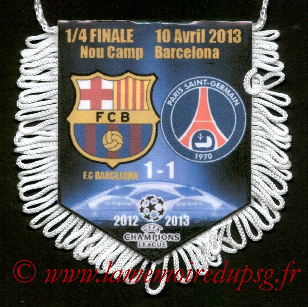 2013-04-10  Barcelone-PSG (Quart Finale Retour C1)