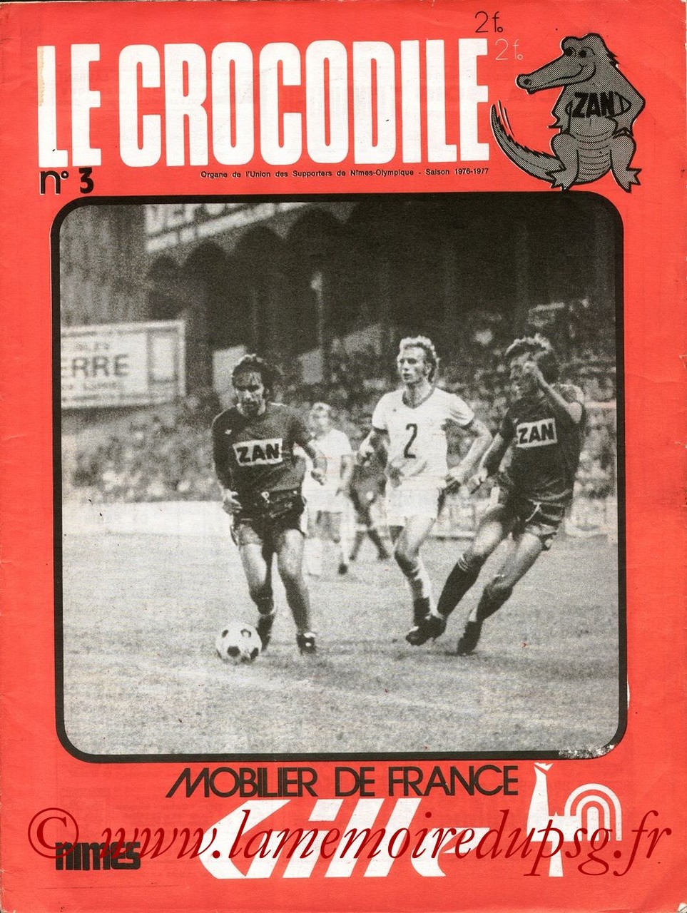 1976-09-16  Nîmes-PSG (5ème D1, Le Crocodile N°3)