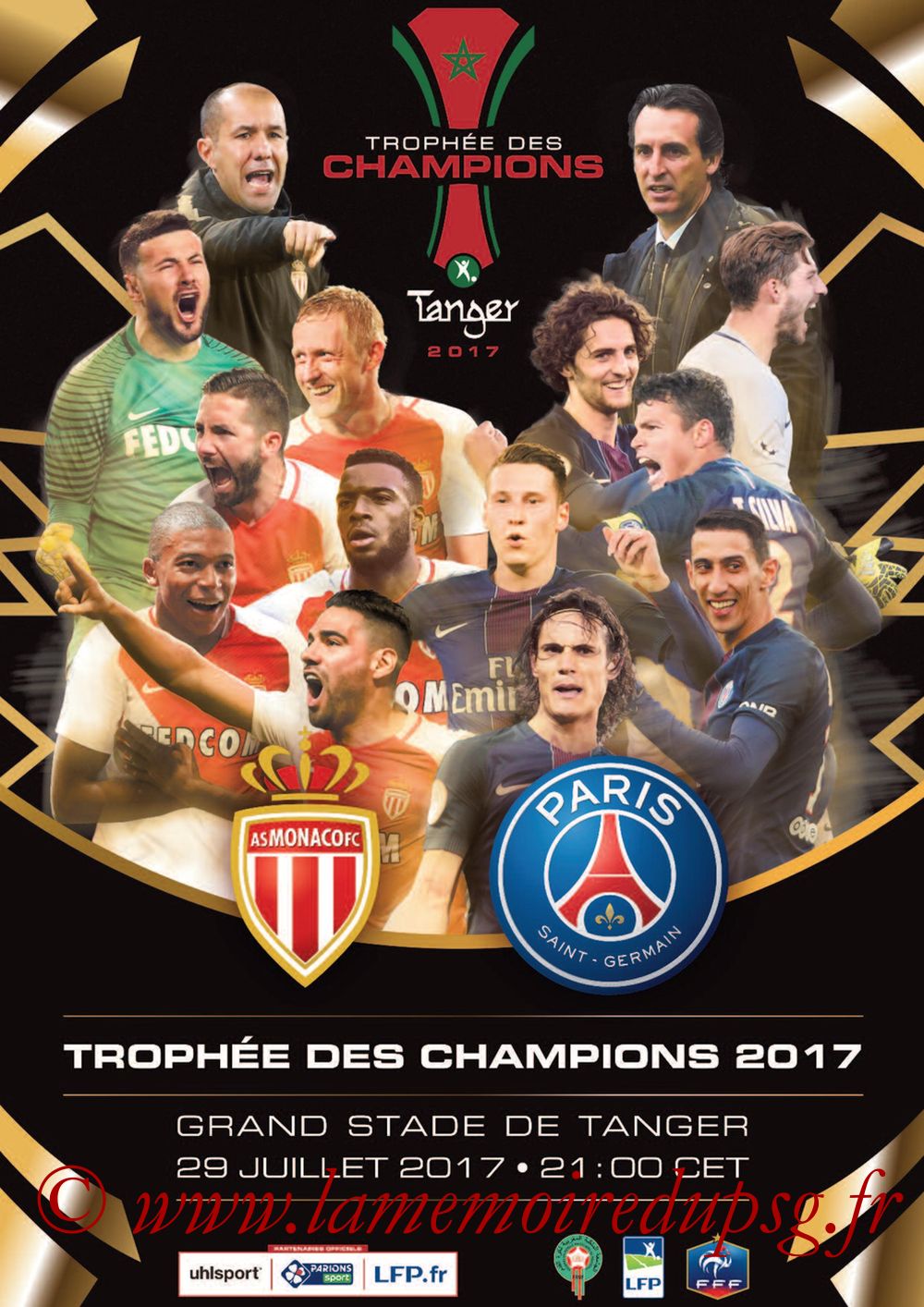 2017-07-29  Monaco-PSG (Trophée des Champions à Tanger, Dossier de Presse)