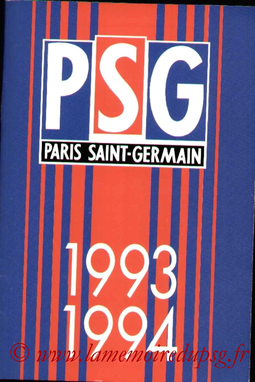 1993-94 - Guide de la Saison PSG