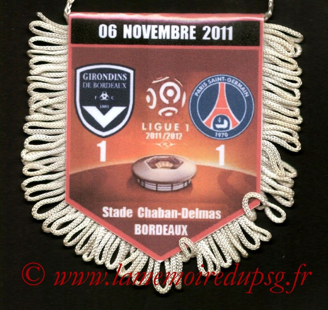 2011-11-06  Bordeaux-PSG (13ème L1)