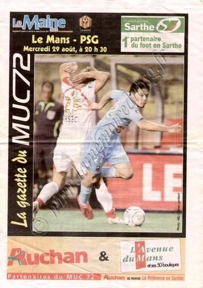 2007-08-29  Le Mans-PSG (6ème L1, La gazette du MUC72)