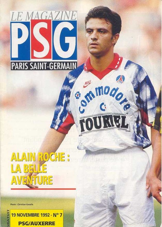 1992-11-20  PSG-Auxerre (15ème D1, Le Magazine PSG N°7)