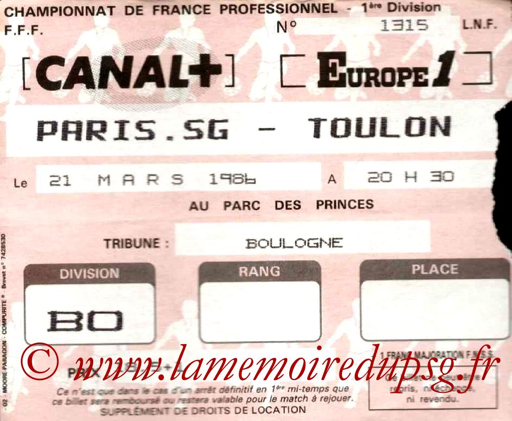 1986-03-21  PSG-Toulon (34ème D1)