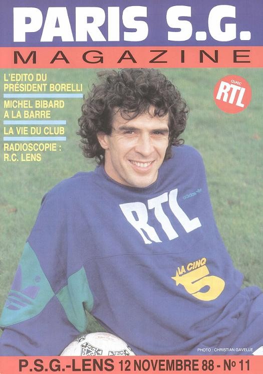 1988-11-12  PSG-Lens (19ème D1, Paris SG Magazine N°11)