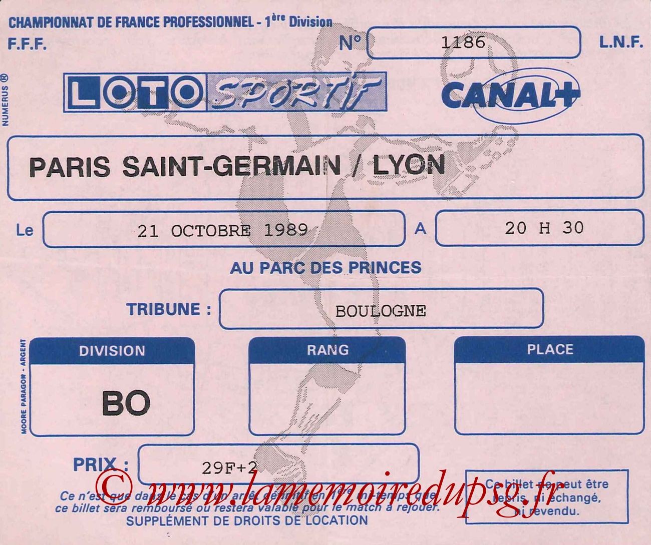 1989-10-21  PSG-Lyon (15ème D1)