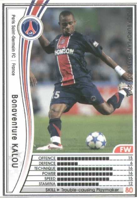 N° 125 - Bonaventure KALOU (Recto)