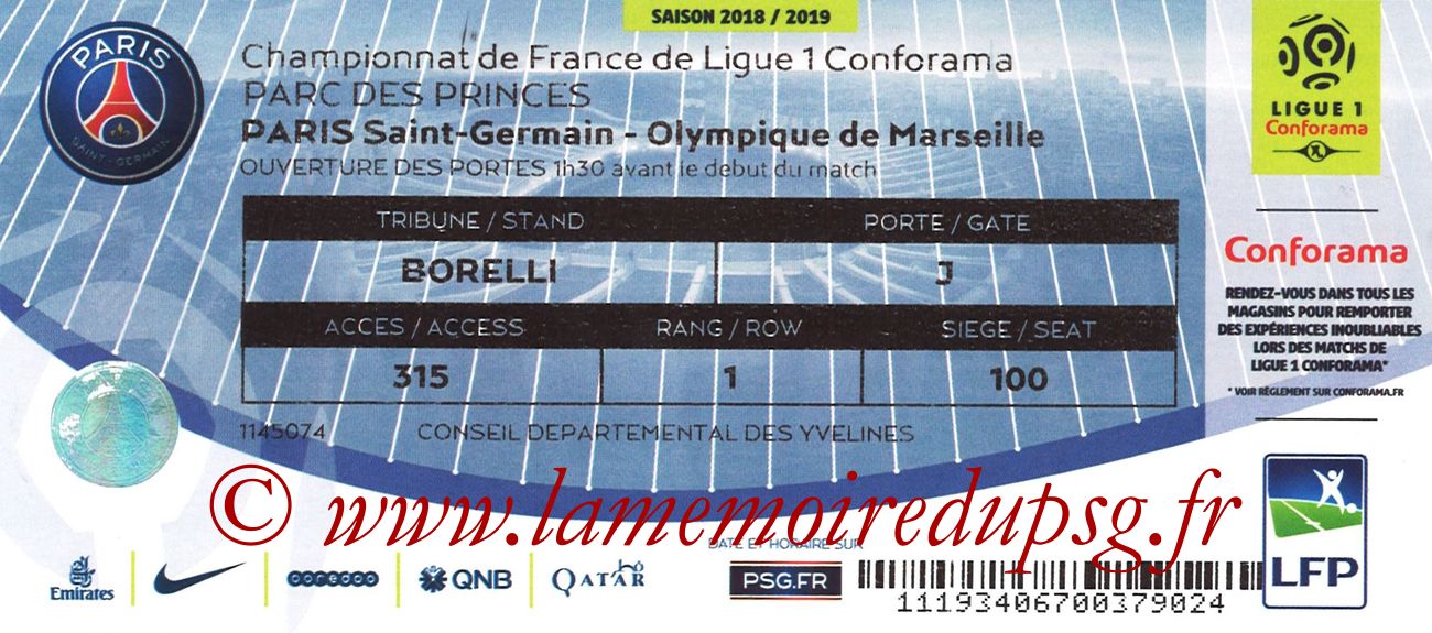 2019-03-17  PSG-Marseille (29ème L1)