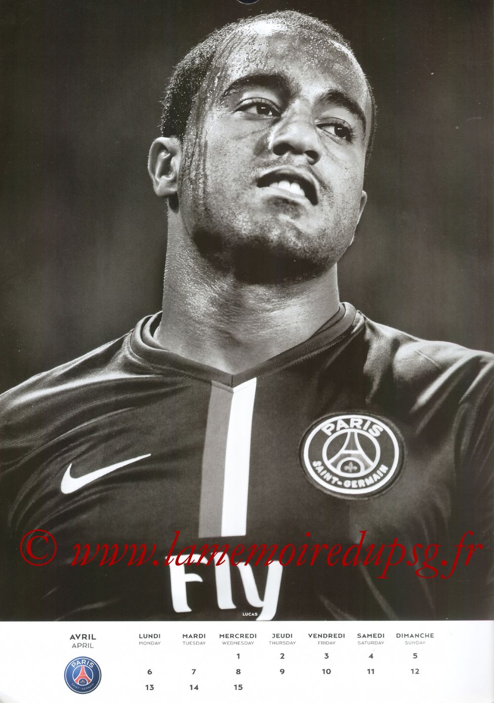 Calendrier PSG 2015 - Page 07 - LUCAS