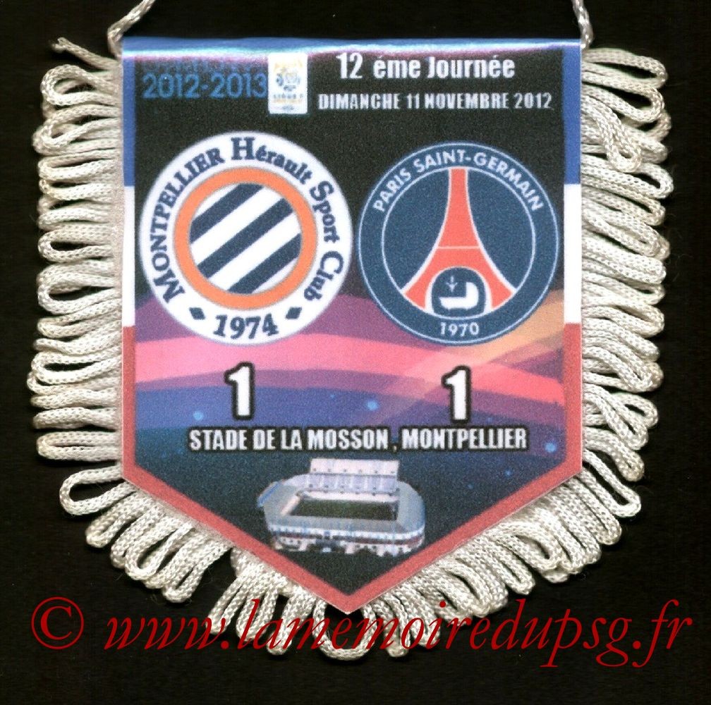 2012-11-11  Montpellier-PSG (12ème L1)