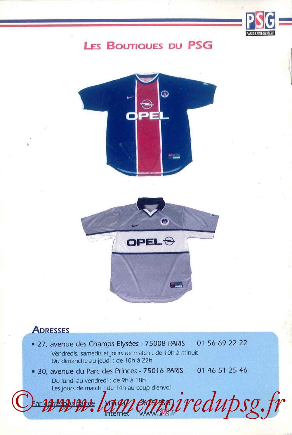 1999-00 - Guide de la Saison PSG - Page 16