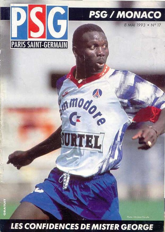 1993-05-08  PSG-Monaco (34ème D1, Le Magazine PSG N°17)