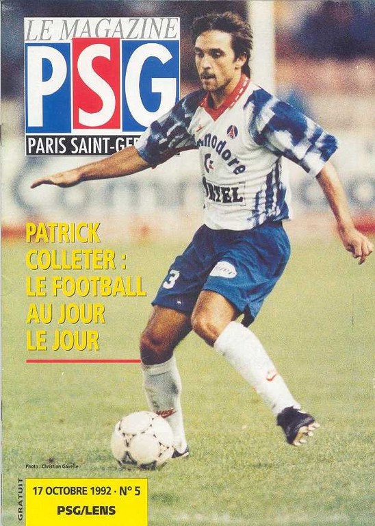 1992-10-17  PSG-Lens (11ème D1, Le Magazine PSG N°5)