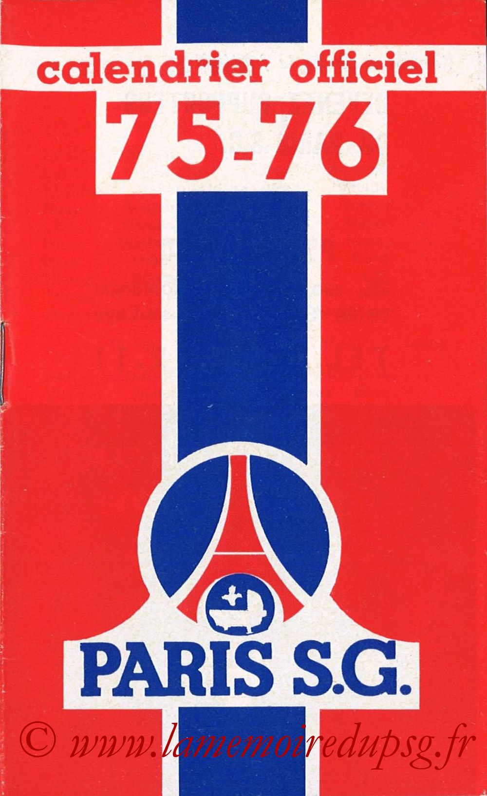 1975-76 - Guide de la Saison PSG