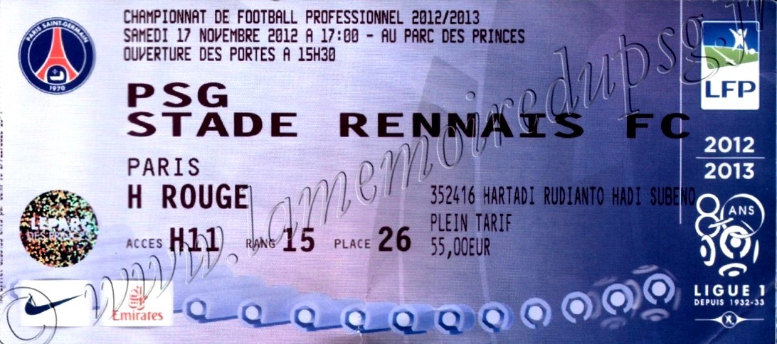 2012-11-17  PSG-Rennes (13ème L1)