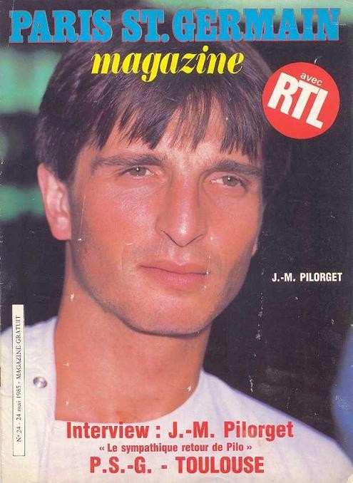 1985-05-24  PSG-Toulouse (37ème D1, Paris SG Magazine N°24)