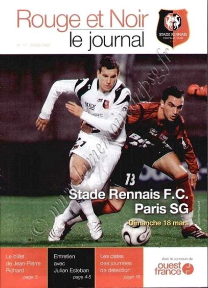 2007-03-18  Rennes-PSG (29ème L1, Rouge et Noir N°17)