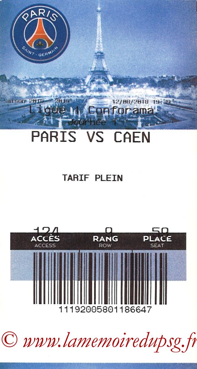 2018-08-12  PSG-Caen (1ère L1, E-ticket 2)