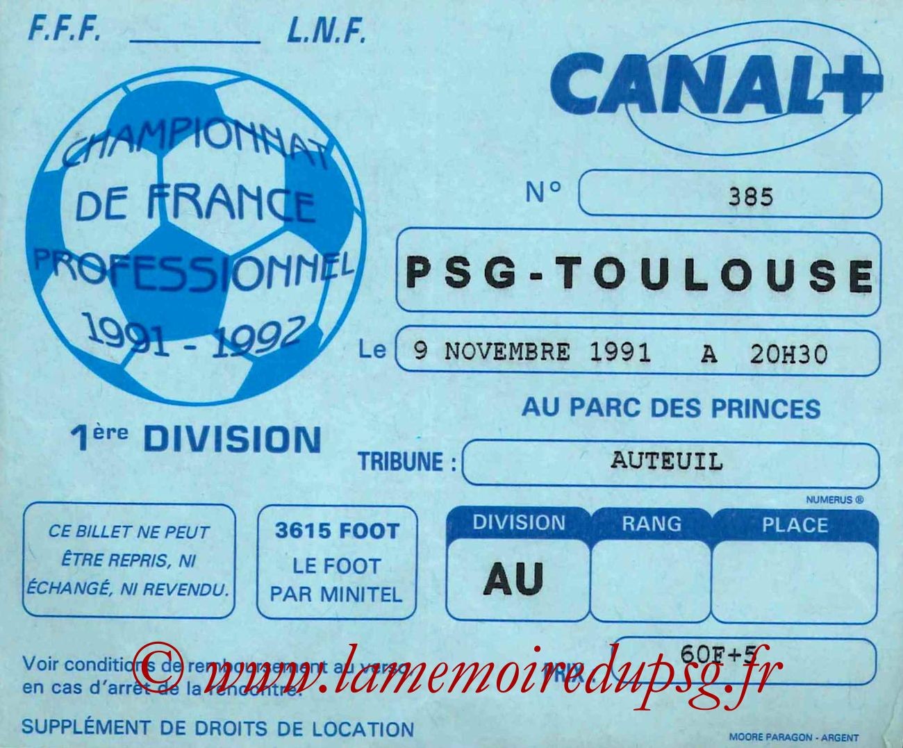 1991-11-09  PSG-Toulouse (17ème D1)