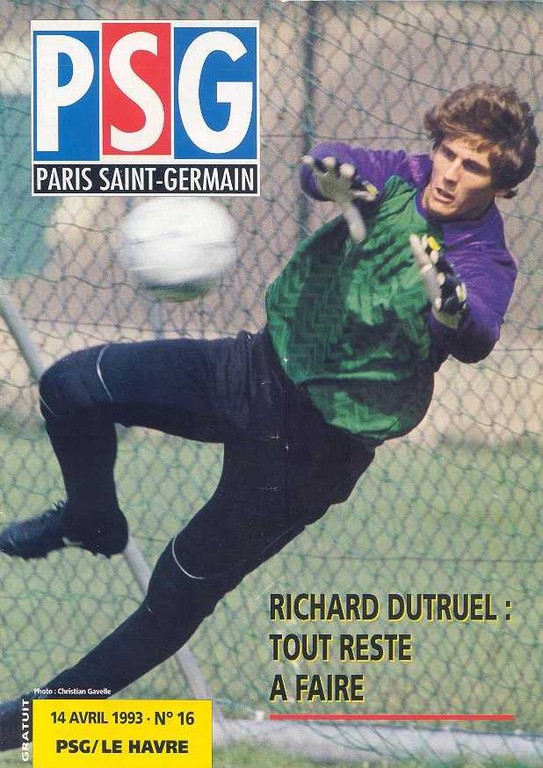 1993-04-14  PSG-Le Havre (32ème D1, Le Magazine PSG N°16)