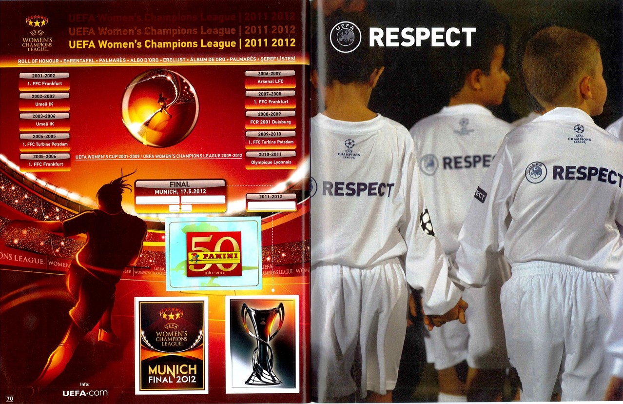 2011-12 - Panini Champions League - Pages 70 et 71