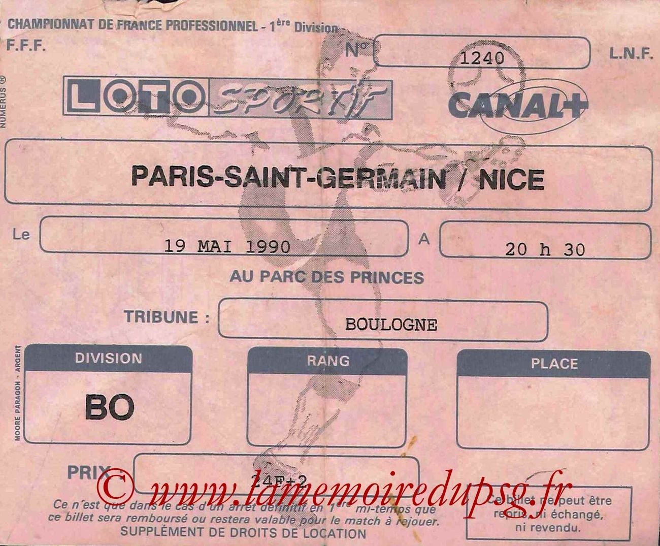 1990-05-19  PSG-Nice (38ème D1)