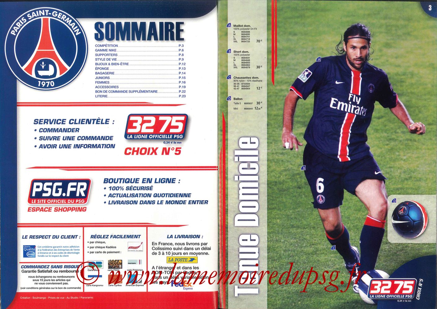 2006-07 - La mémoire du PSG - Le site des collectionneurs et passionnés du  Paris Saint-Germain