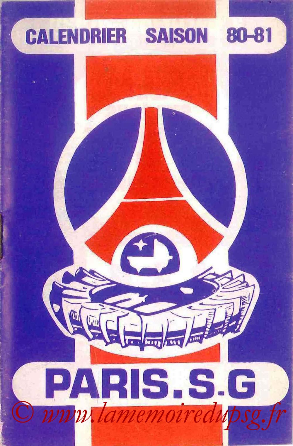 1980-81 - Guide de la Saison PSG