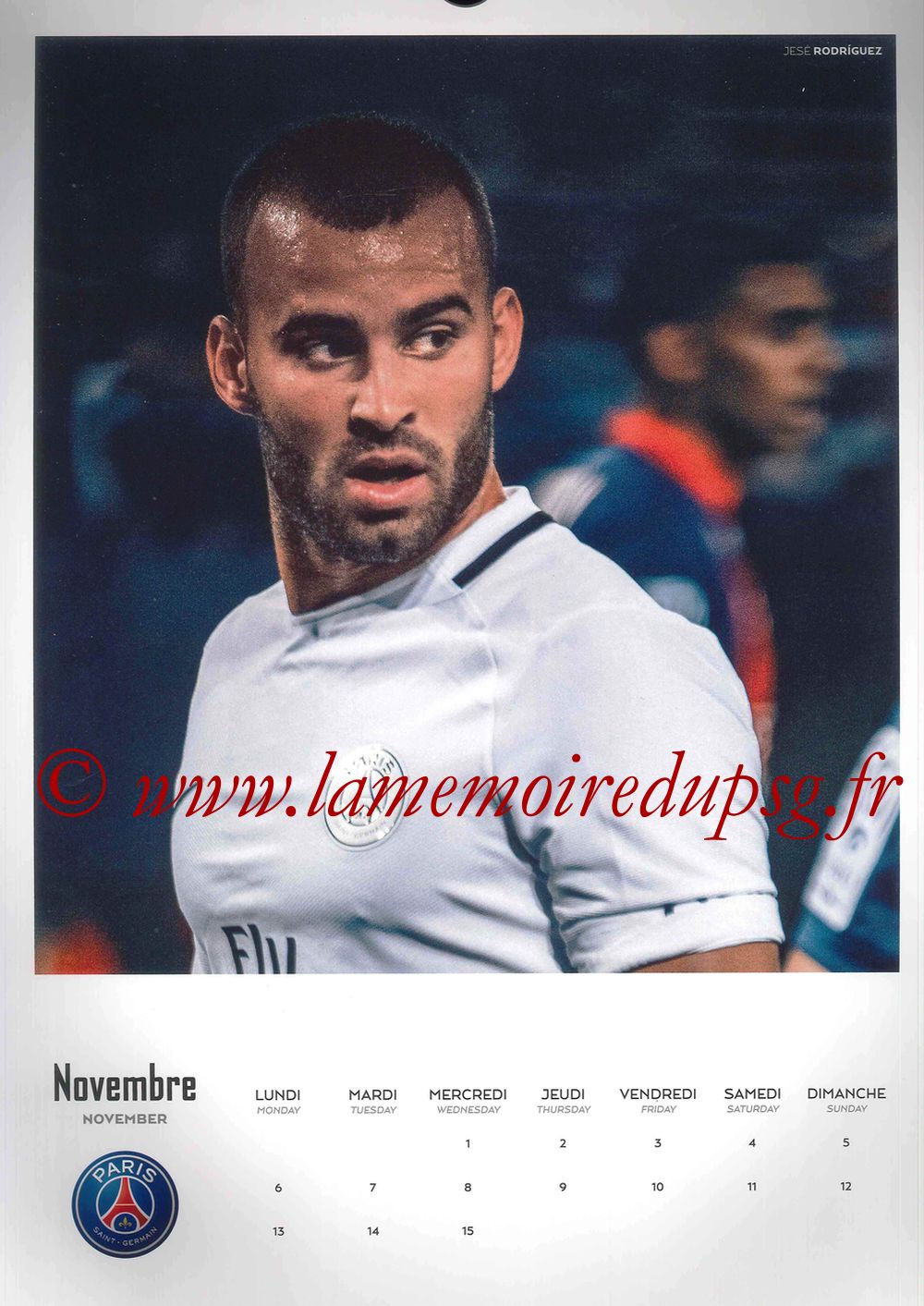 Calendrier PSG 2017 - Page 21 - JESE Rodriguez