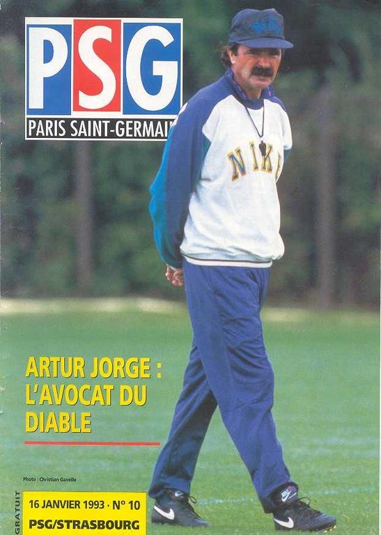 1993-01-16  PSG-Strasbourg (21ème D1,  Le Magazine PSG N°10)