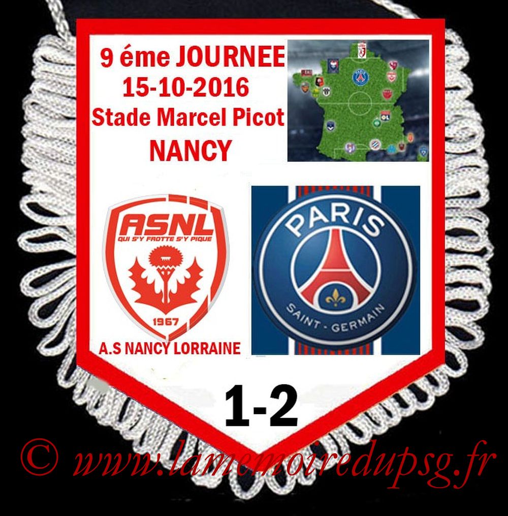 2016-10-15  Nancy-PSG (9ème L1)