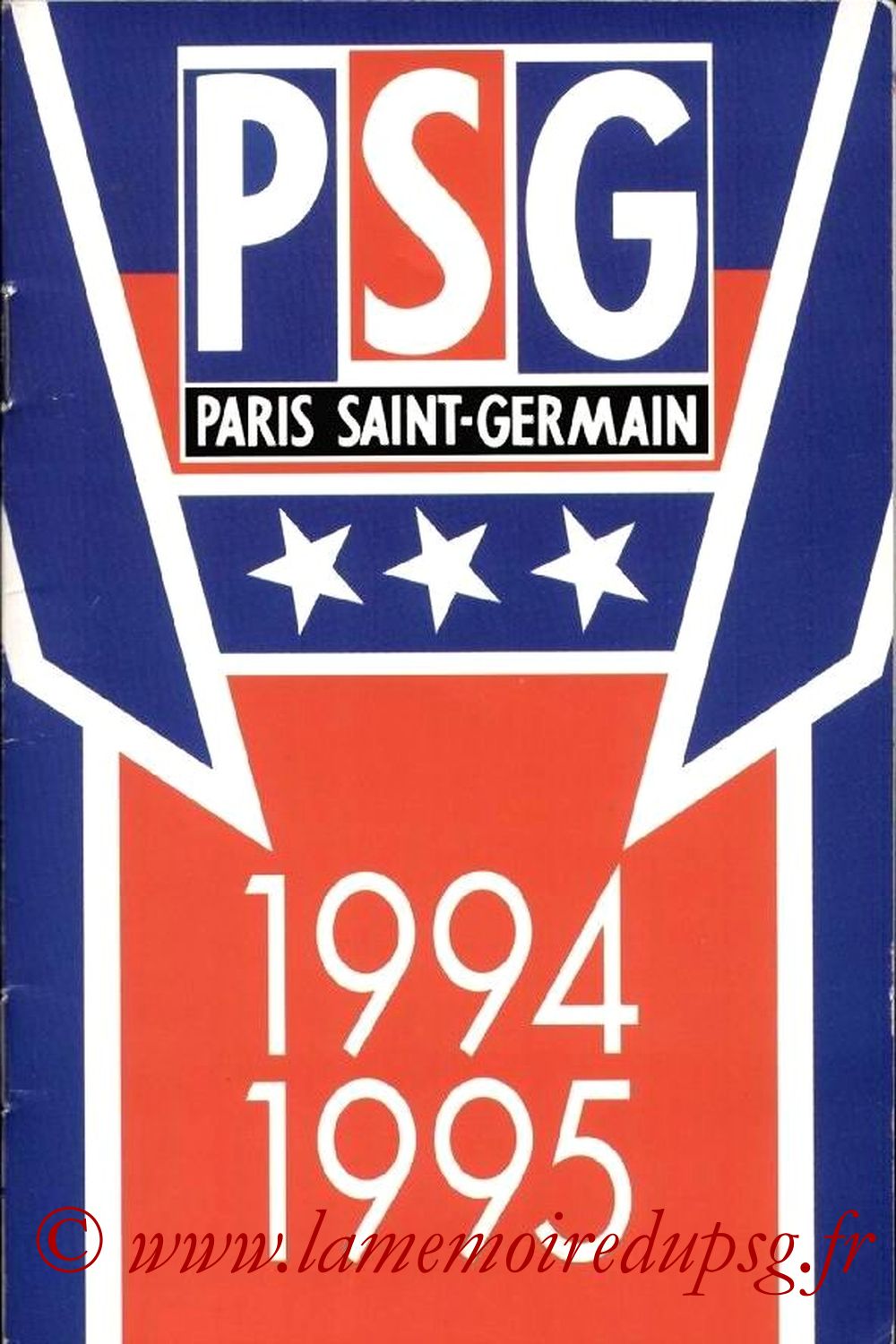 1994-95 - Guide de la Saison PSG