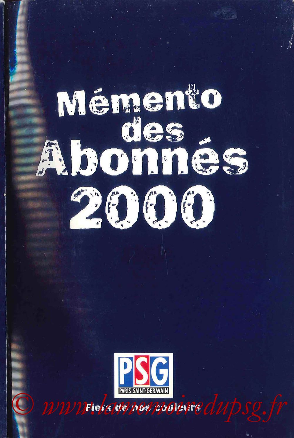 2000-01 - Guide de la Saison PSG