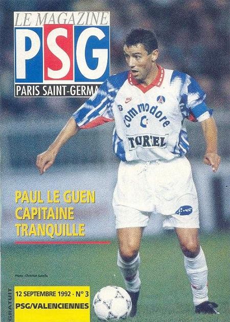 1992-09-12  PSG-Valenciennes (6ème D1,  Le Magazine PSG N°3)