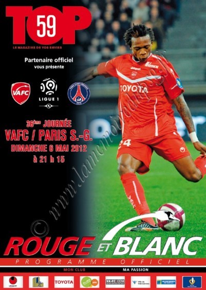 2012-05-06  Valenciennes-PSG (36ème L1, Rouge et Blanc)