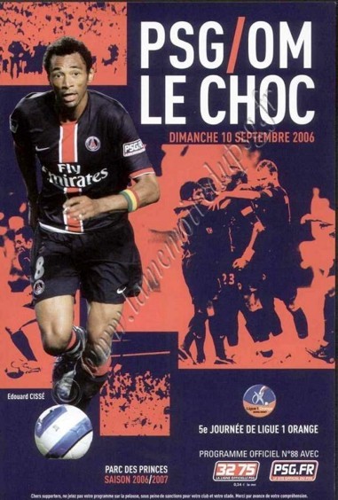 2006-09-10  PSG-Marseille (5ème L1, Officiel N°88)