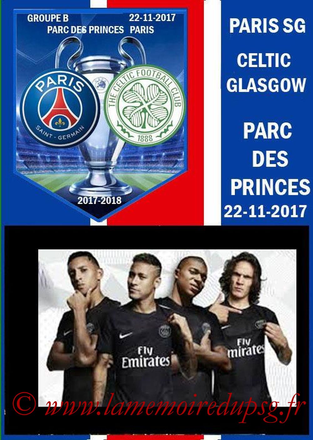 2017-11-22  PSG-Celtic (5ème C1, Programme pirate)