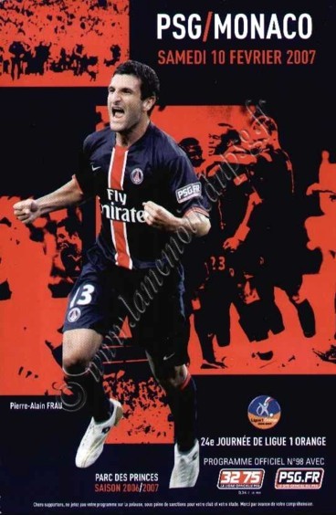 2007-02-10  PSG-Monaco (24ème L1, Officiel N°98)